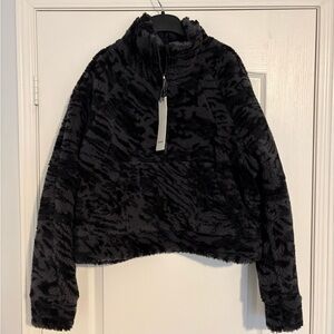 🌟LULULEMON Scuba Oversized Fleece Funnel Neck Jacquard.  Size M/L🌟